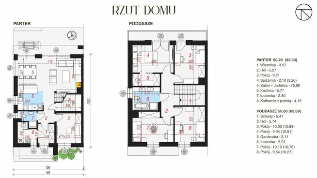 Nowoczesny Dom | 115,95m² |6 pokoi | działka 483m2