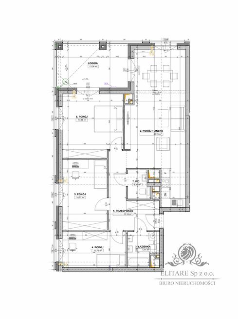 Apartament 4 pok. 97,58 z loggią/Os. Powstańców Śl. obok Sky Tower