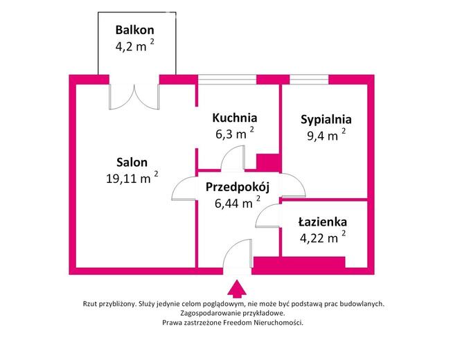Atrakcyjne, 2 pokoje, 46 m2, centrum miasta!