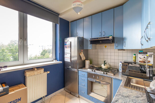 2 pokoje z dużym balkonem | Łódź Widzew