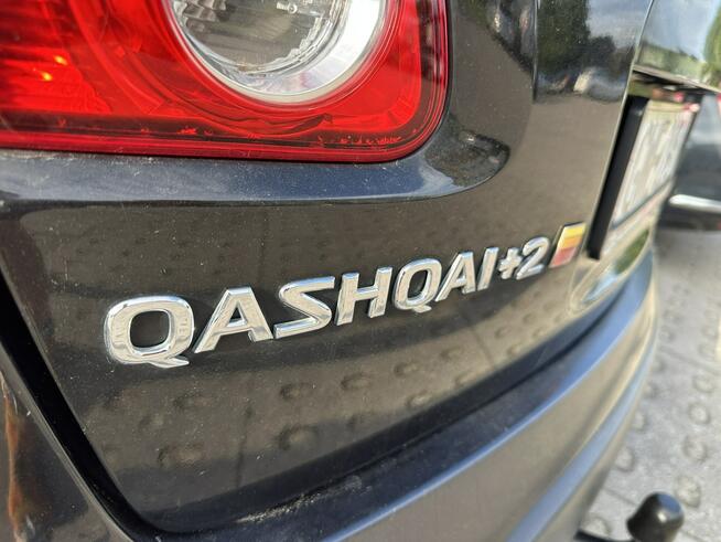 Nissan Qashqai+2 Klimatronic, hak, panoramiczny dach, isofix, podg. fotele, 7 miejsc
