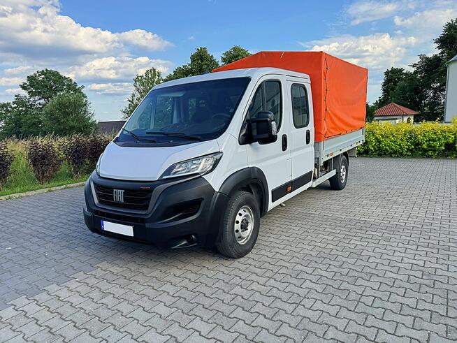 Fiat Ducato Lift 2,2 MJT 160KM Doka 7 osób Klima Navi Paka Skrzynia 3,2m
