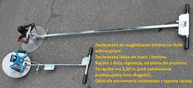 Zacieraczka dla producentów prefabrykatów betonowych