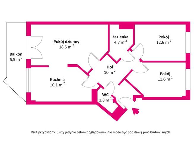 Piękne, klimatyczne mieszkanie 69,3 m2 na Kabatach