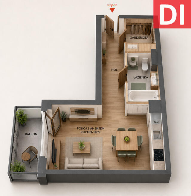 Nowe > 1 pokój> 30,12m2 > Białołęka > ul.Mańkowska