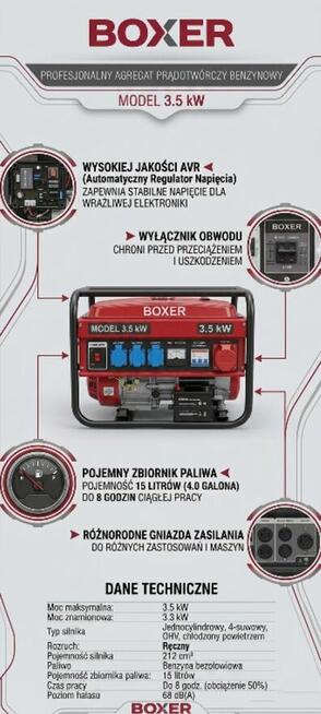 Boxer BX7003 agregat prądotwórczy