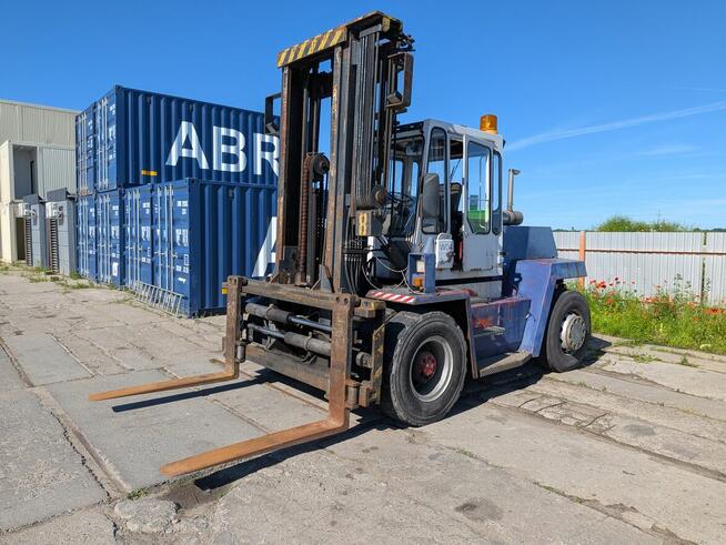 Wózek widłowy Kalmar udźwig 10 ton, przesuw wideł. nie Linde