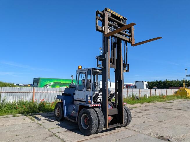 Wózek widłowy Kalmar udźwig 10 ton, przesuw wideł. nie Linde