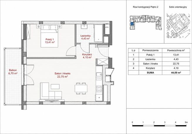 Poznań Grunwald 2 pokoje balkon parking Lasek Marceliński