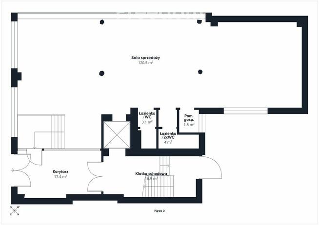 Nowy lokal usługowy 1 piętro | Centrum Olsztyna