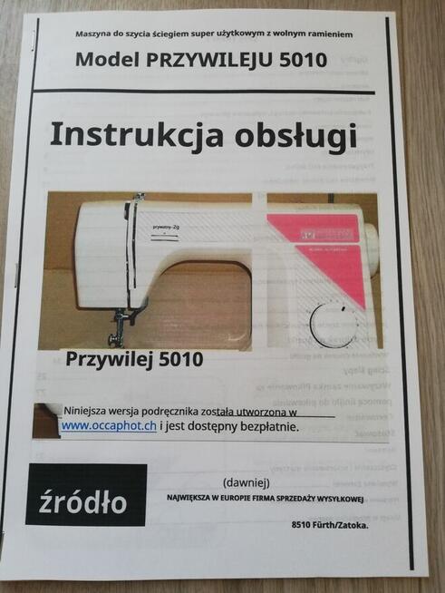 Sprzedam niemiecką nową elektryczną maszynę do szycia.