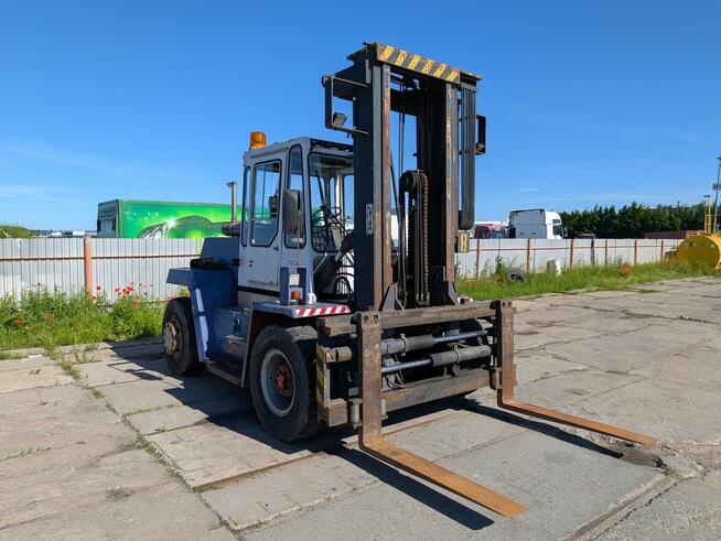Wózek widłowy Kalmar udźwig 10 ton, przesuw wideł. nie Linde