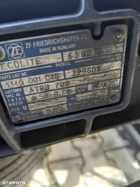 Skrzynia biegów DAF LF Euro 6 2015 6 S 800 TO