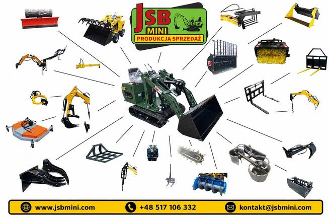 MINI ŁADOWARKA GĄSIENICOWA MS-TL113 JSB - PL