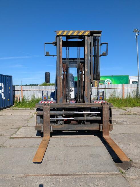 Wózek widłowy Kalmar udźwig 10 ton, przesuw wideł. nie Linde