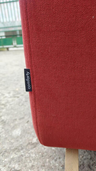 Szezlong Pesto Piu Comforty kanapa tapczan czerwony