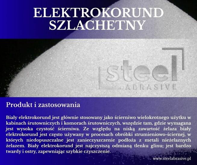 ELEKTROKORUND SZLACHETNY – profesjonalne ścierniwo!
