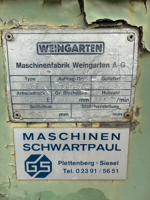 Prasa Weingarten XLVII