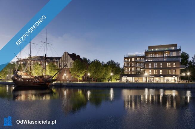 33 m2 Gdańsk Śródmieście, widok na Motławę, inwestycja Kapitanat - For sale comfortable studio apart