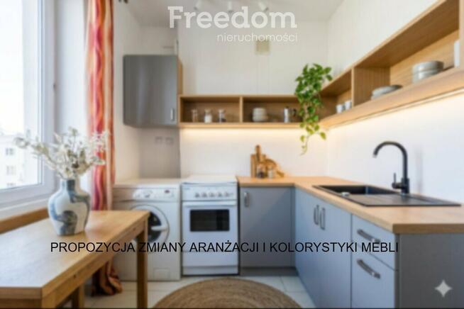 37 m2 I METRO | Kamienica CEGŁA | Parkiet | Balkon