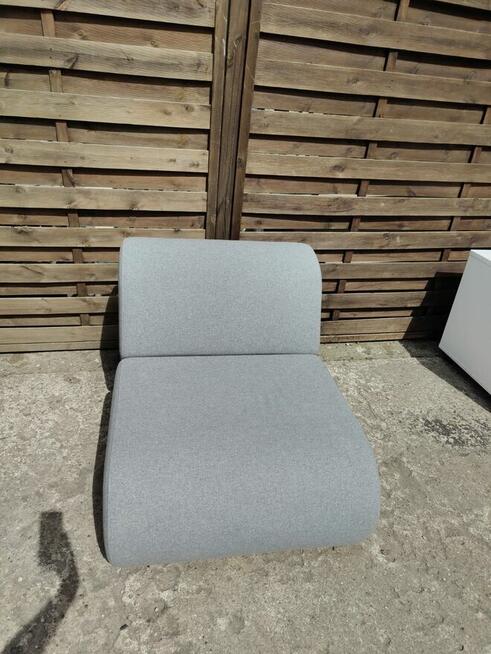 2 x fotel Soft Line szary nowoczesny designerski