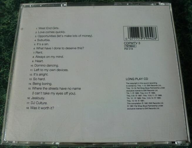 CD Pet Shop Boys - dyskografia