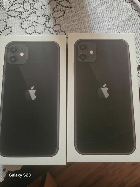 2 ×Iphone 11 128g i 64g Black