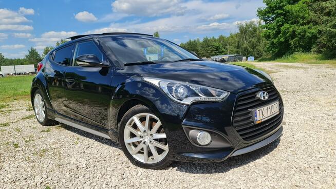 Hyundai Veloster 1.6 TURBO 186KM # NAVI # Panorama # Climatronic # Kamera # Śliczny !!!