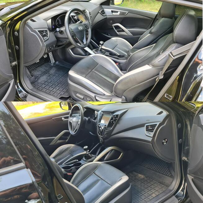 Hyundai Veloster 1.6 TURBO 186KM # NAVI # Panorama # Climatronic # Kamera # Śliczny !!!