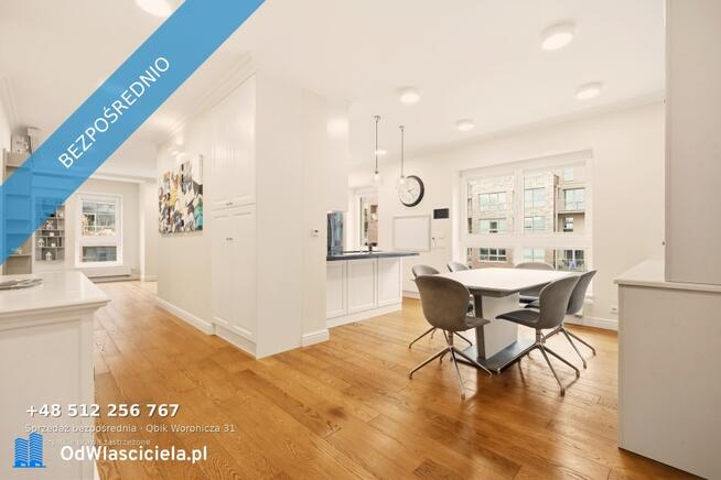 Qbik Woronicza | 5 pokoi 146 m² | ostatnie piętro | 3 garaże | Mokotów