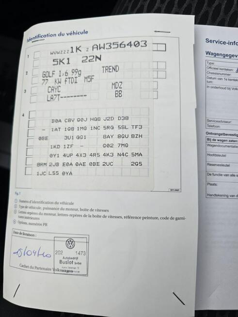 Volkswagen Golf 1.6 TDI / Navi / Książka Serwisowa ASO !! Stan TOP !!