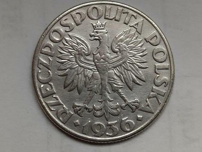 2 złote 1936 rok srebro