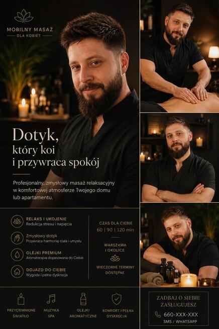 Mobilny Masaż Relaksacyjny dla Kobiet | Katowice