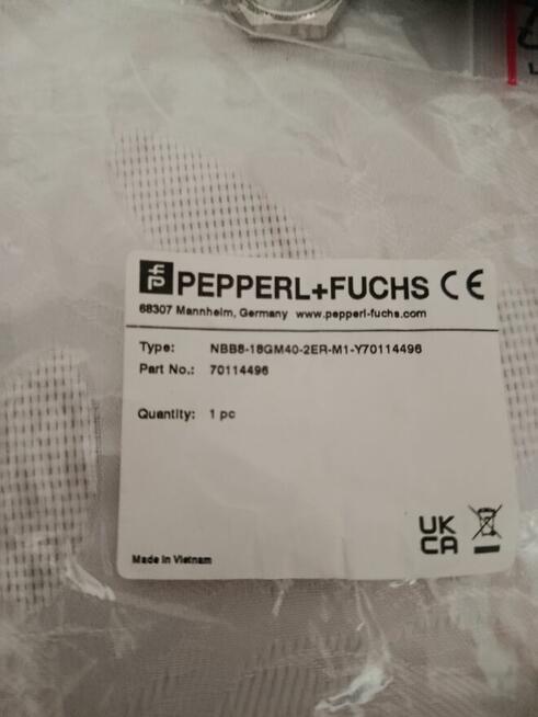 Pepperl+Fuchs Czujnik Type NBB4-12GM40-2ER-M1-Y70114495