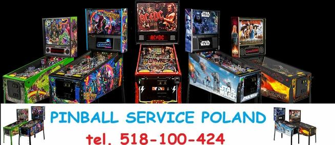 Naprawa serwis flipperów / Pinball Service Poland
