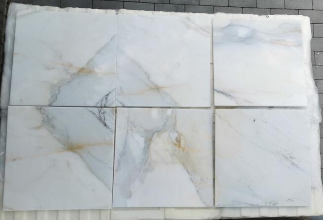 Płytki Marmurowe ONYX GOLD 30,5x30,5x1 polerowane, matowe