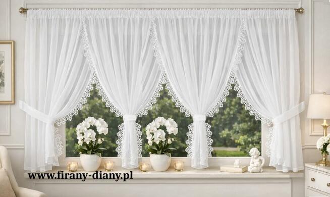 Firany szyte, firany do kuchni, firany do sypialni, firanka