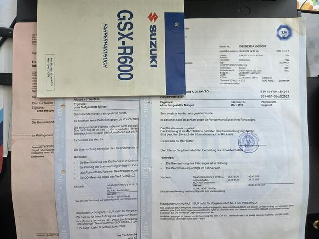 Suzuki GSX-R 600 R 2007 KAT A2 Raty Transport