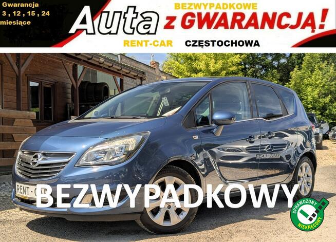 Opel Meriva 1.4i*101PS*OPŁACONY Bezwypadkowy*Klimatronik Kamera*Serwis*GWARANCJA24
