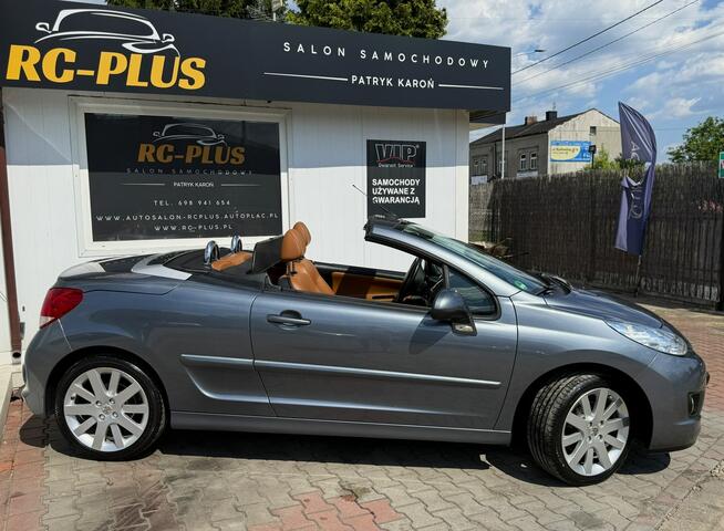 Peugeot 207 CC 1,6 eHDi 112ps*Bezwypadkowy*Skóra-Brąz*Klimatronik*Serwis*Mega-Zadbany
