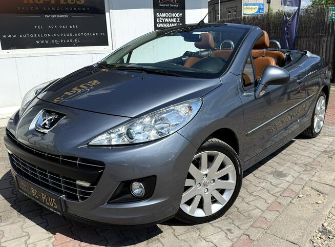 Peugeot 207 CC 1,6 eHDi 112ps*Bezwypadkowy*Skóra-Brąz*Klimatronik*Serwis*Mega-Zadbany
