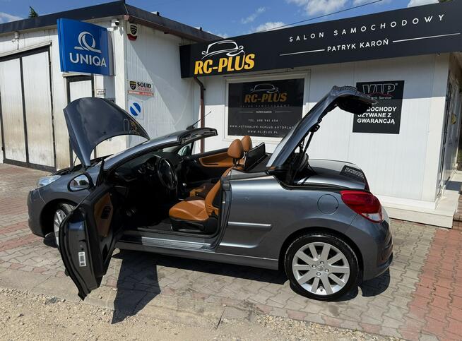 Peugeot 207 CC 1,6 eHDi 112ps*Bezwypadkowy*Skóra-Brąz*Klimatronik*Serwis*Mega-Zadbany