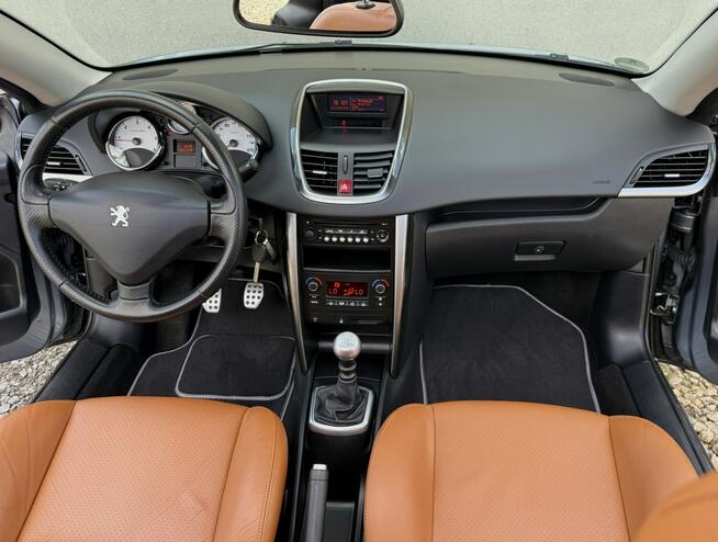 Peugeot 207 CC 1,6 eHDi 112ps*Bezwypadkowy*Skóra-Brąz*Klimatronik*Serwis*Mega-Zadbany