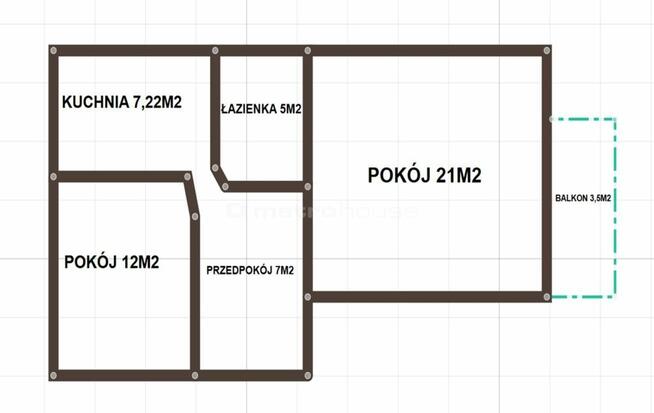 Spółdzielczo-własnościowe prawo do lokalu 52,22 m²