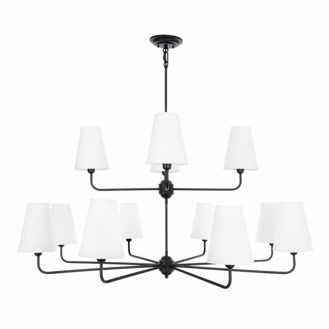 Żyrandol Classy Plus Double Czarny