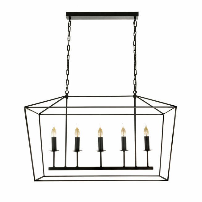 Lampa GENTLE L Czarna