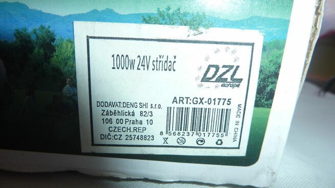 Przetwornica napięcia INVERTER CEJ-1000P z 24 V na 230 Volt.
