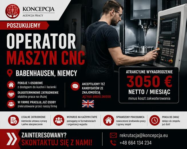 Operator maszyn (m,k,i) CNC Babenhausen KR-GL-DE