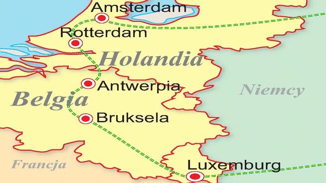 Luksemburg, Belgia, Holandia - Podbój Beneluxu