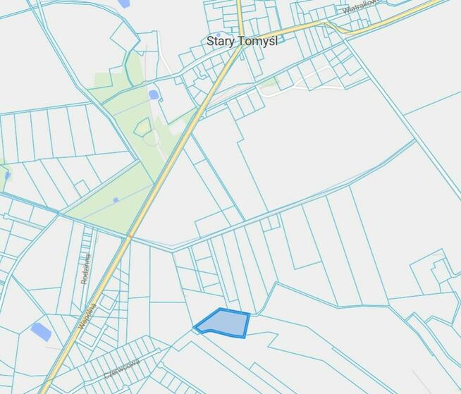 DZIAŁKA Z WARUNKAMI ZABUDOWY POD NOWYM TOMYŚLEM --> GLINNO